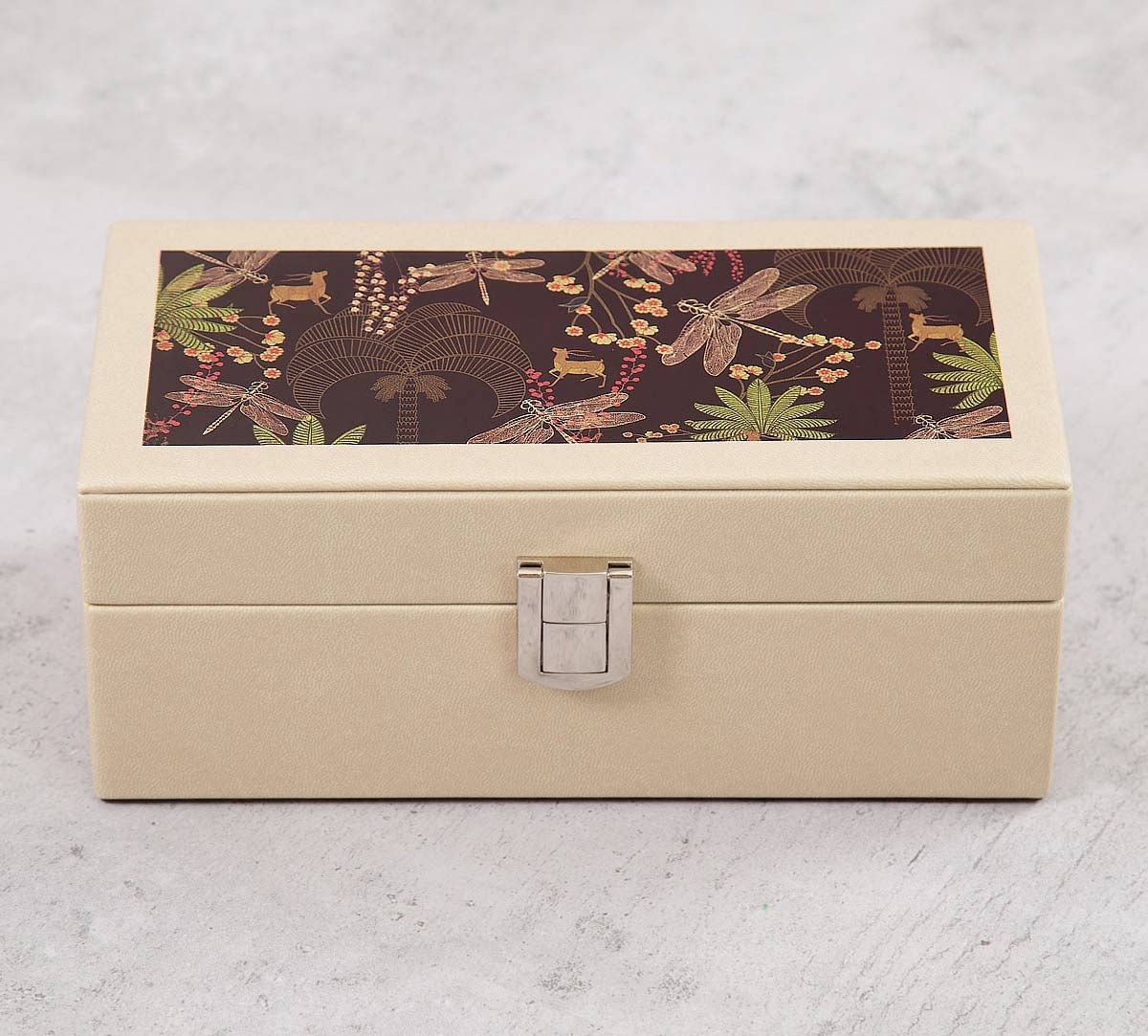 India Circus Palmeria Bloomer Leather Watch Box