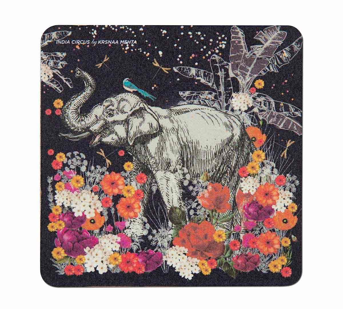 India Circus Paradise Table Coaster Set of 6