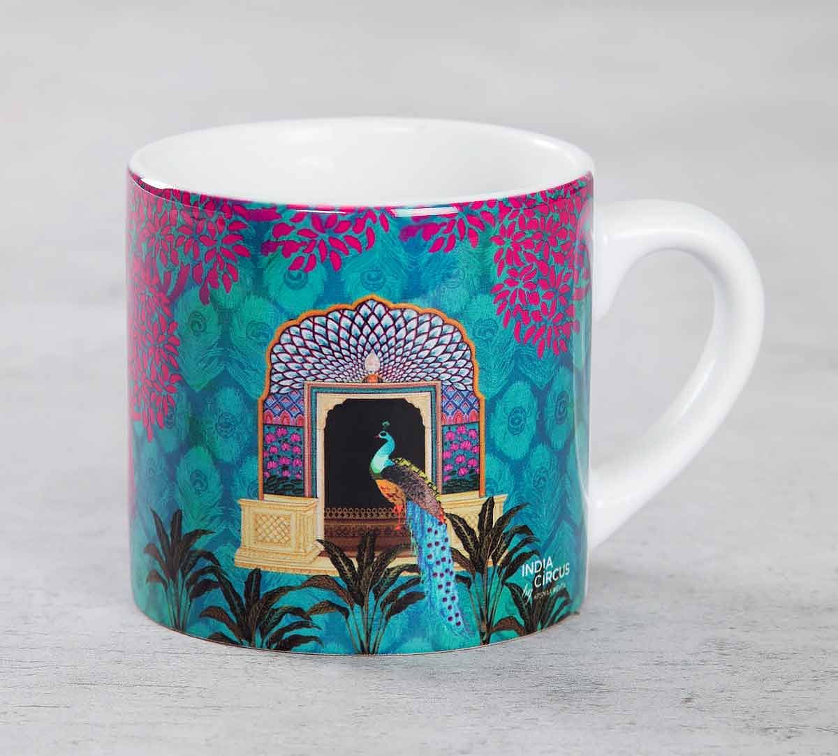 India Circus Phasianidae Monastery Coffee Mug Small