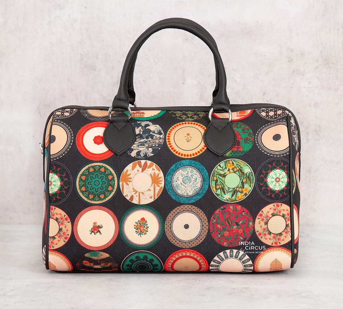 India Circus Platter Portrayal Duffle Bag