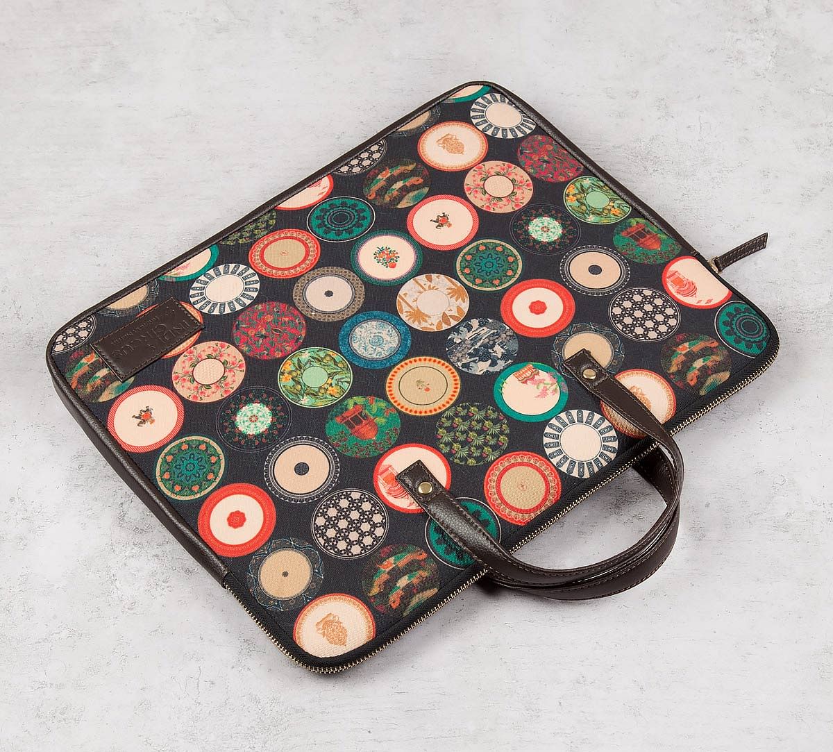 India Circus by Krsnaa Mehta Platter Portrayal Laptop Bag