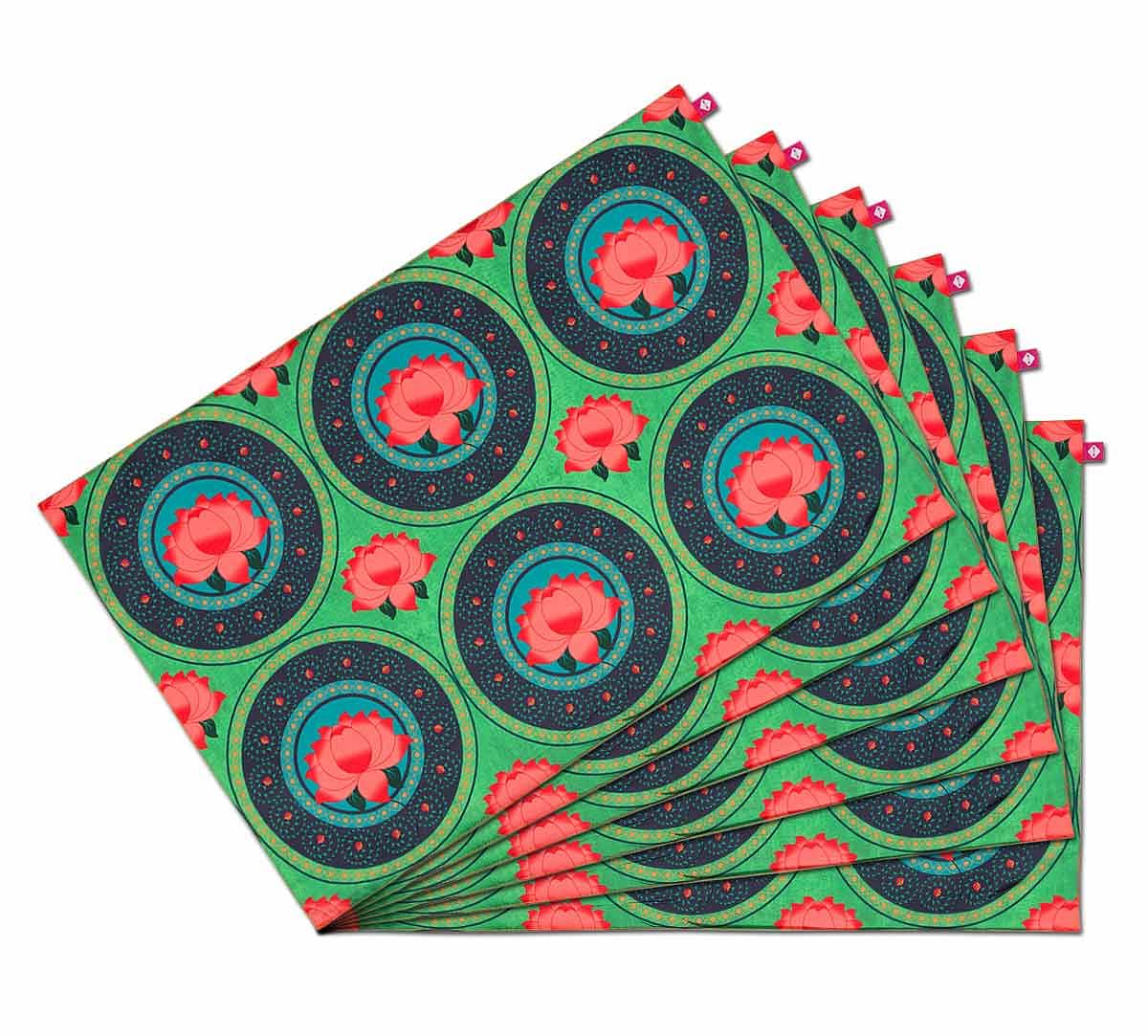 India Circus Platter Symmetry Table Mats Set of 6