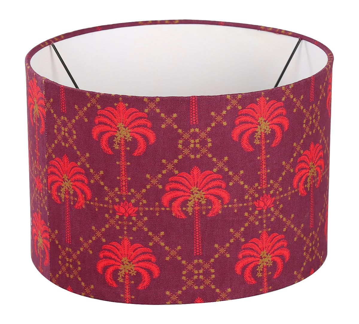 India Circus Poly Palmeria Cylindrical Lamp Shade