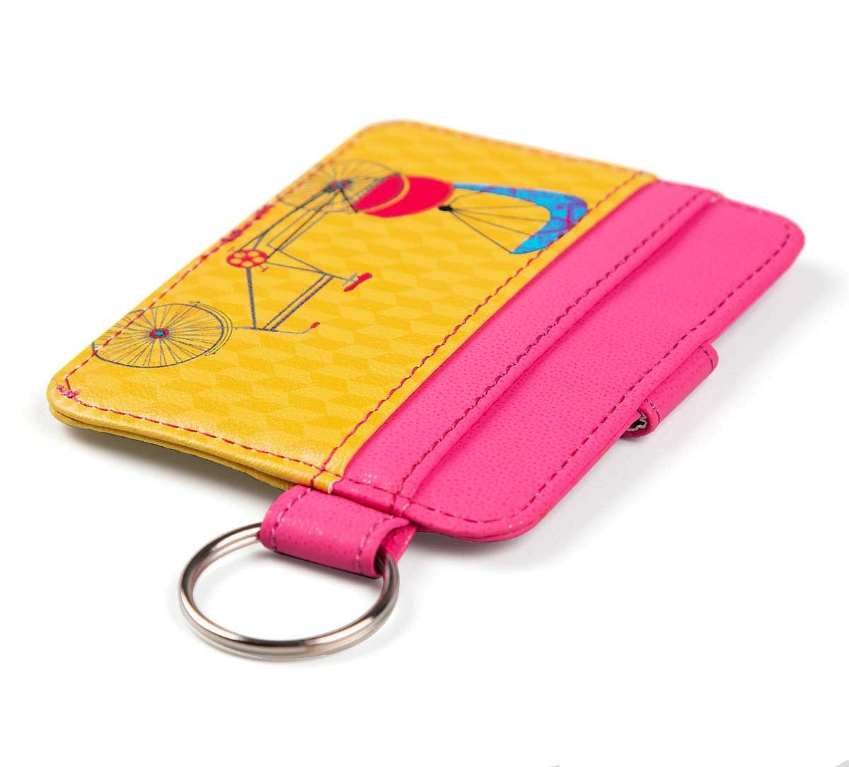 India Circus Pop Jinricksha Keychain Card Holder