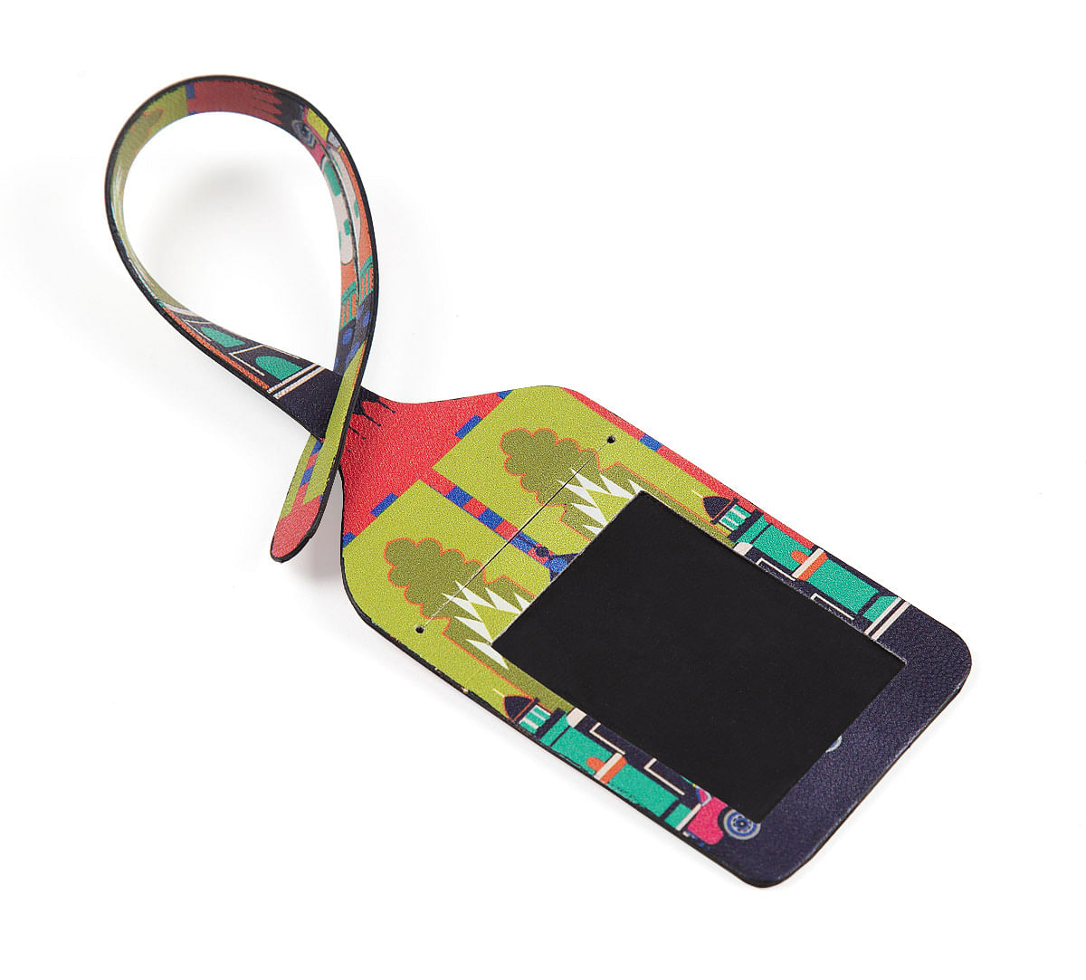 India Circus Pop Taj Taxi Travel Tag Set of 2
