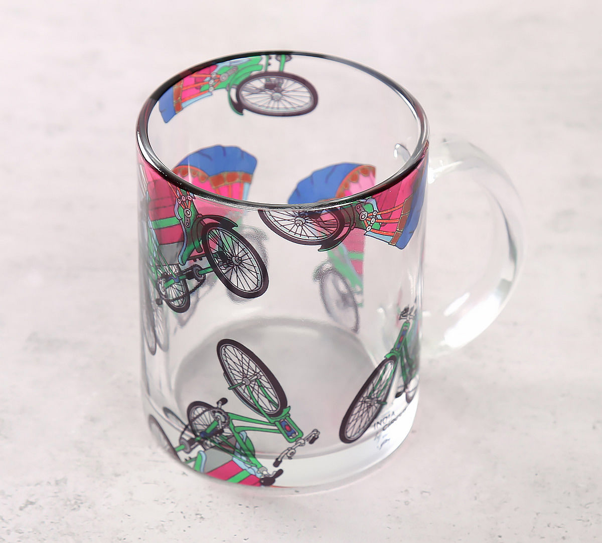 India Circus Pop Tanga Glass Mug