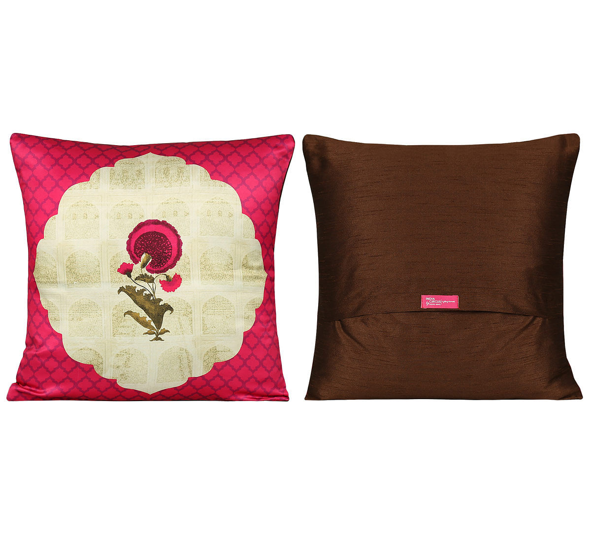 India Circus Poppy Bird Land Cushion Cover Set of 5