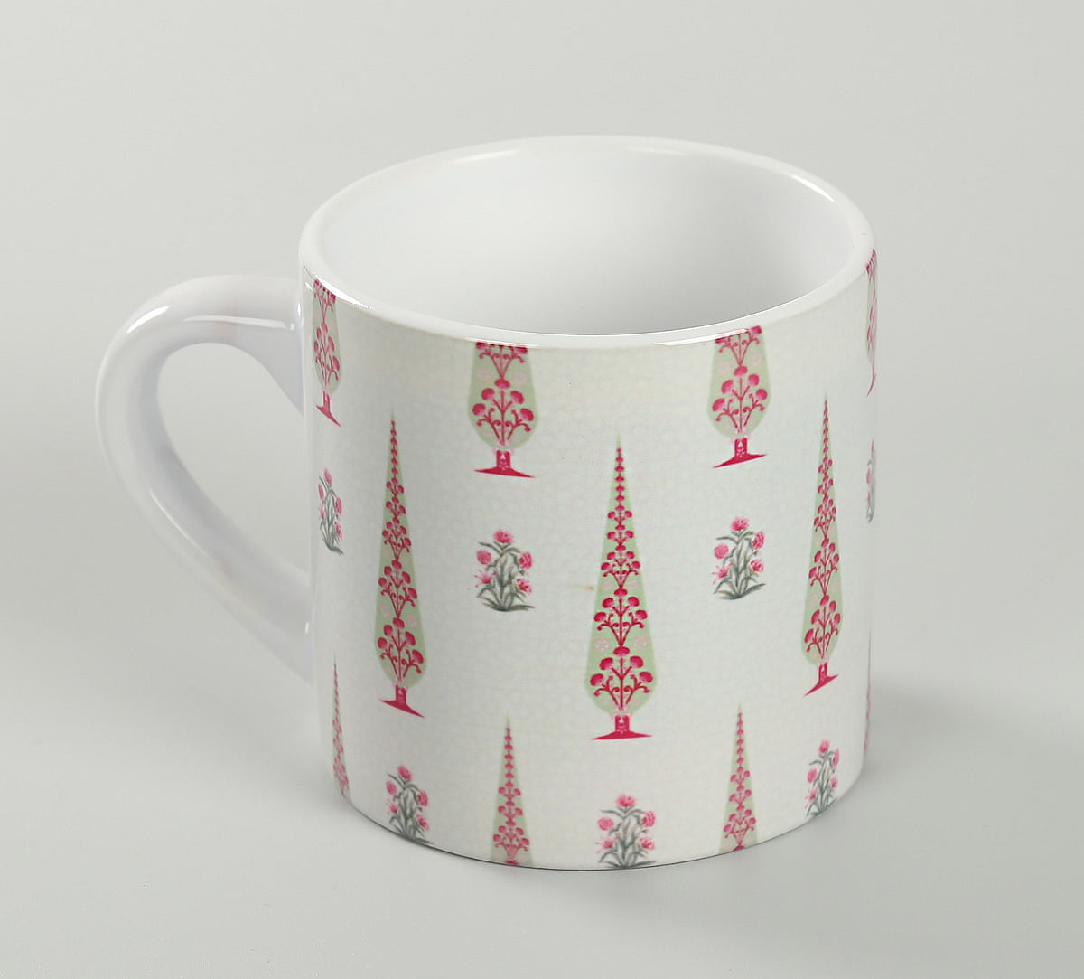 India Circus Poppy Conifer Beige Espresso Mug