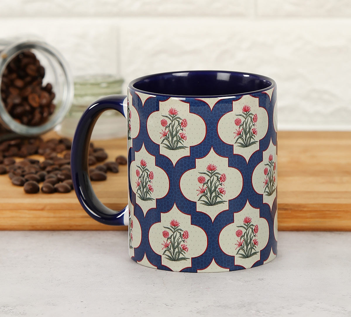 India Circus Poppy Flower Coffee Mug