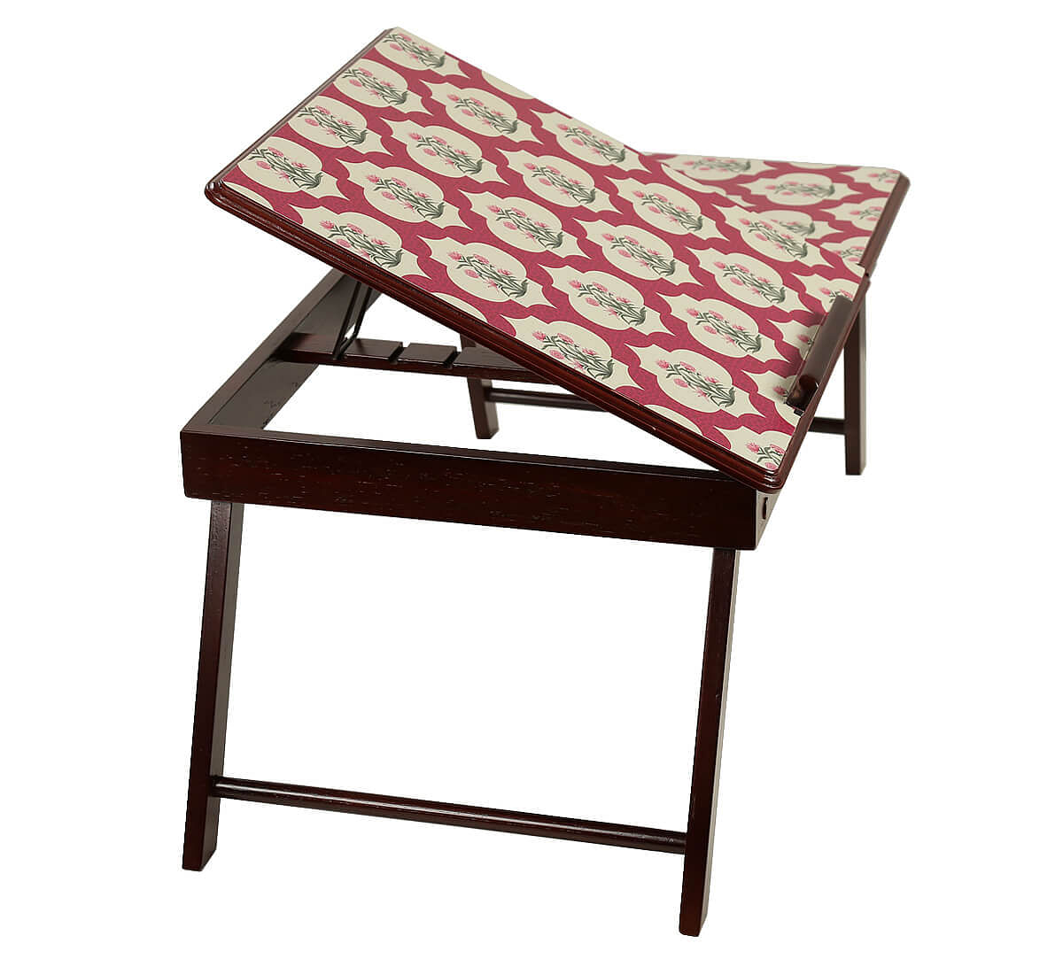 India Circus Poppy Flower Scarlet Laptop Table