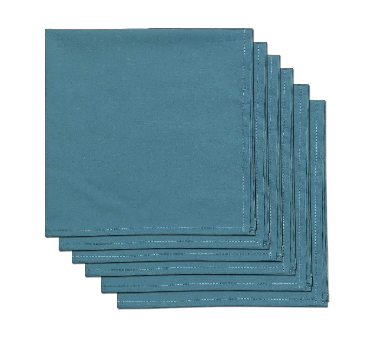 India Circus Presidential Blue Table Napkin Set of 6