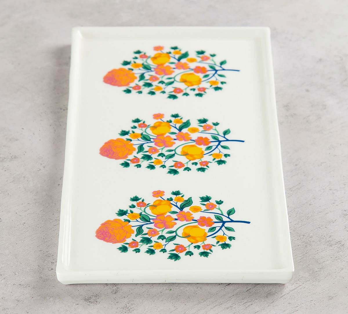 India Circus Rose Creeper Serving Platter