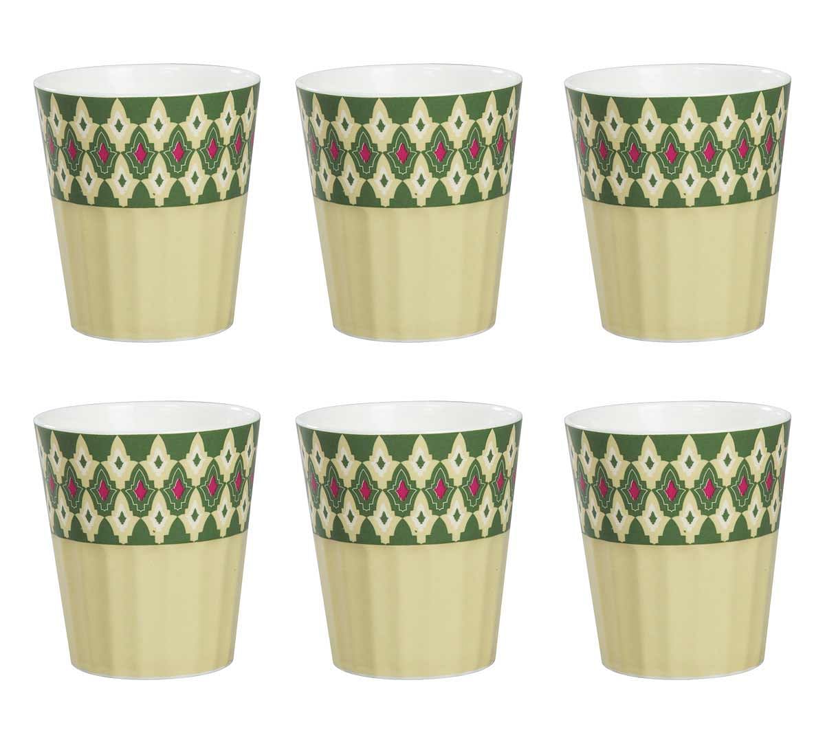 India Circus Rose Mallow Moscheutos Chai Glass