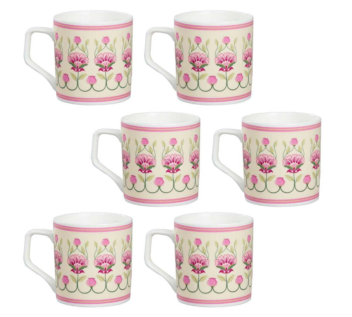 India Circus Rose Mallow Moscheutos Mug