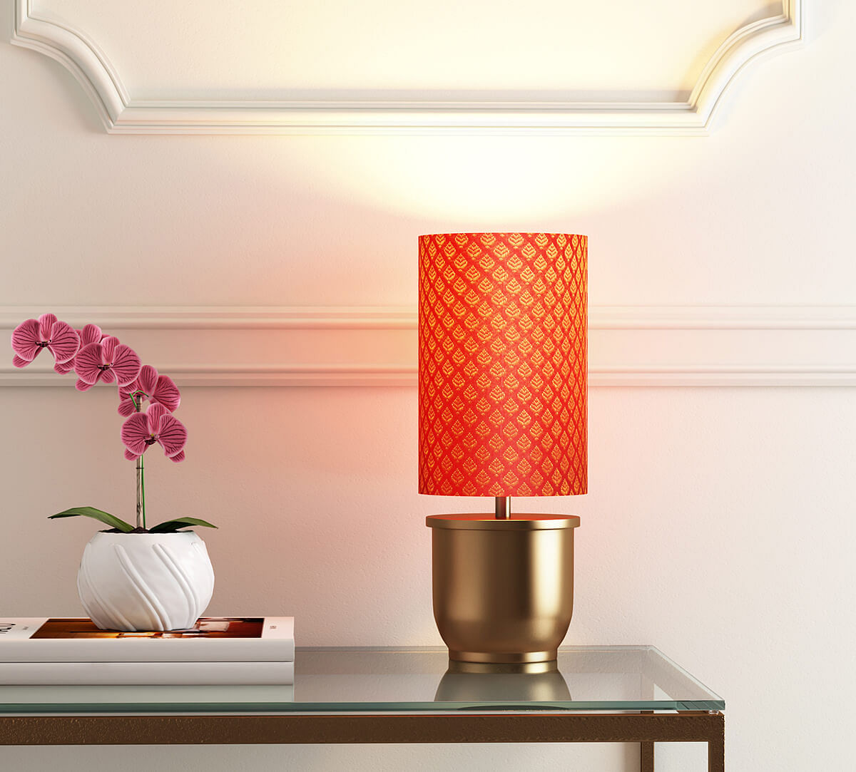 India Circus Rubescent Cylindrical lamp