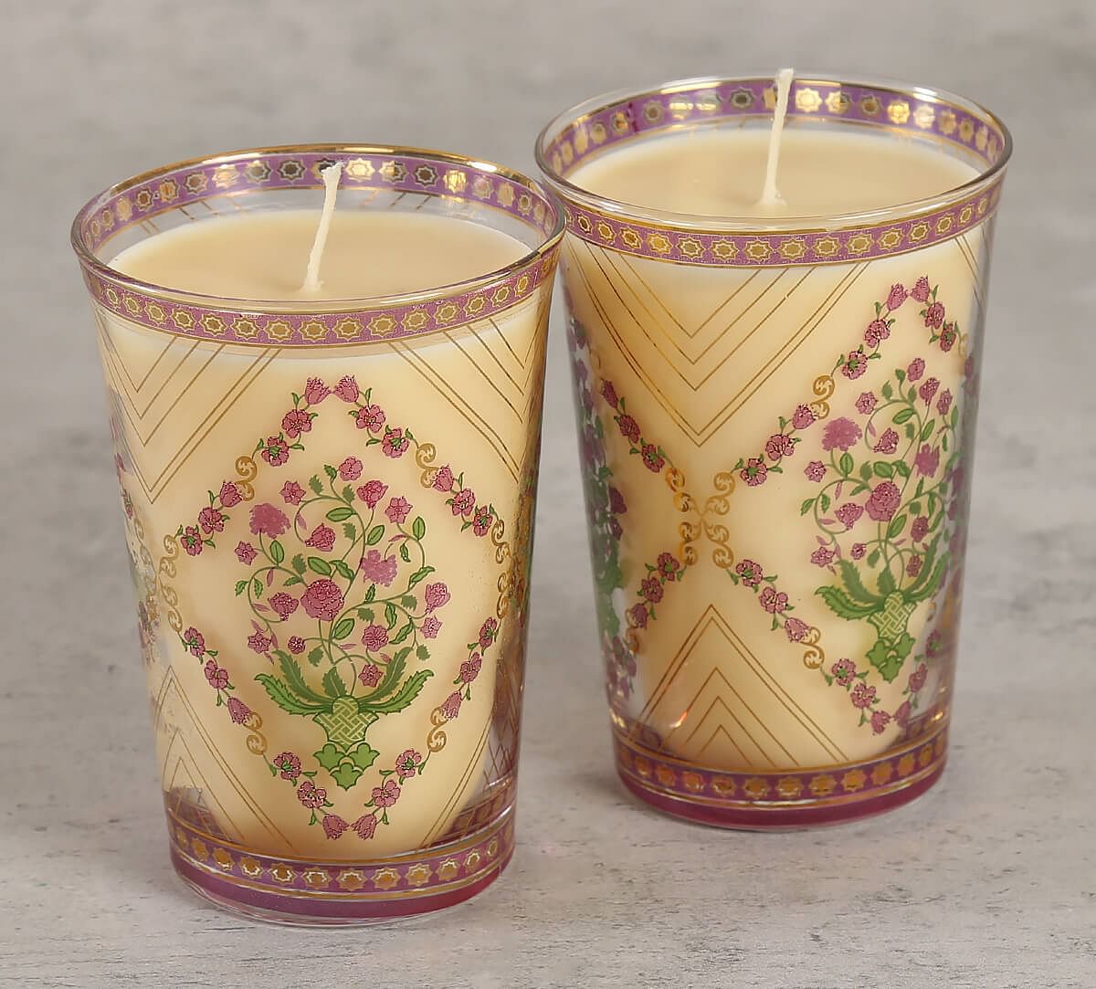 India Circus Spring Bloom Candle Votive