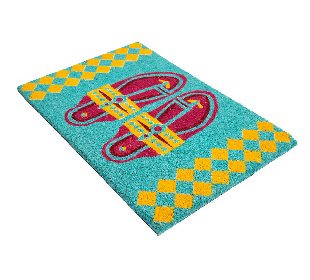 India Circus by Krsnaa Mehta Step in Style Teal Doormat