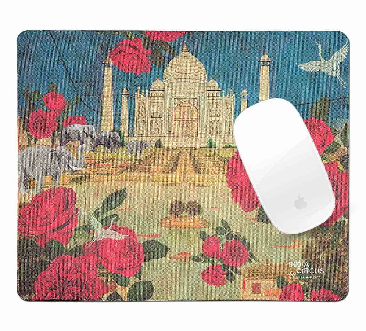 India Circus Taj Ka Raj Mouse Pad