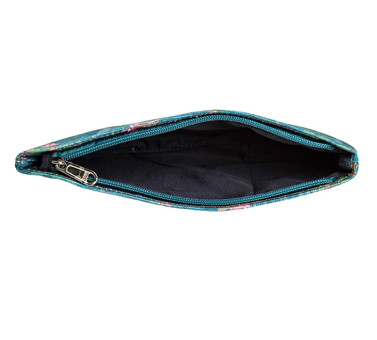 India Circus Teal Forest Fetish Small Utility Pouch