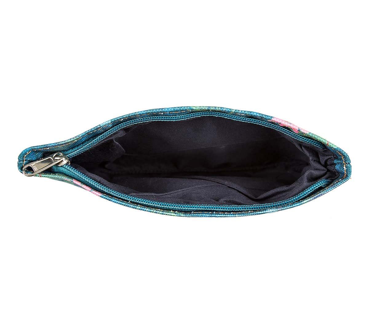 India Circus Teal Forest Fetish Utility Pouch