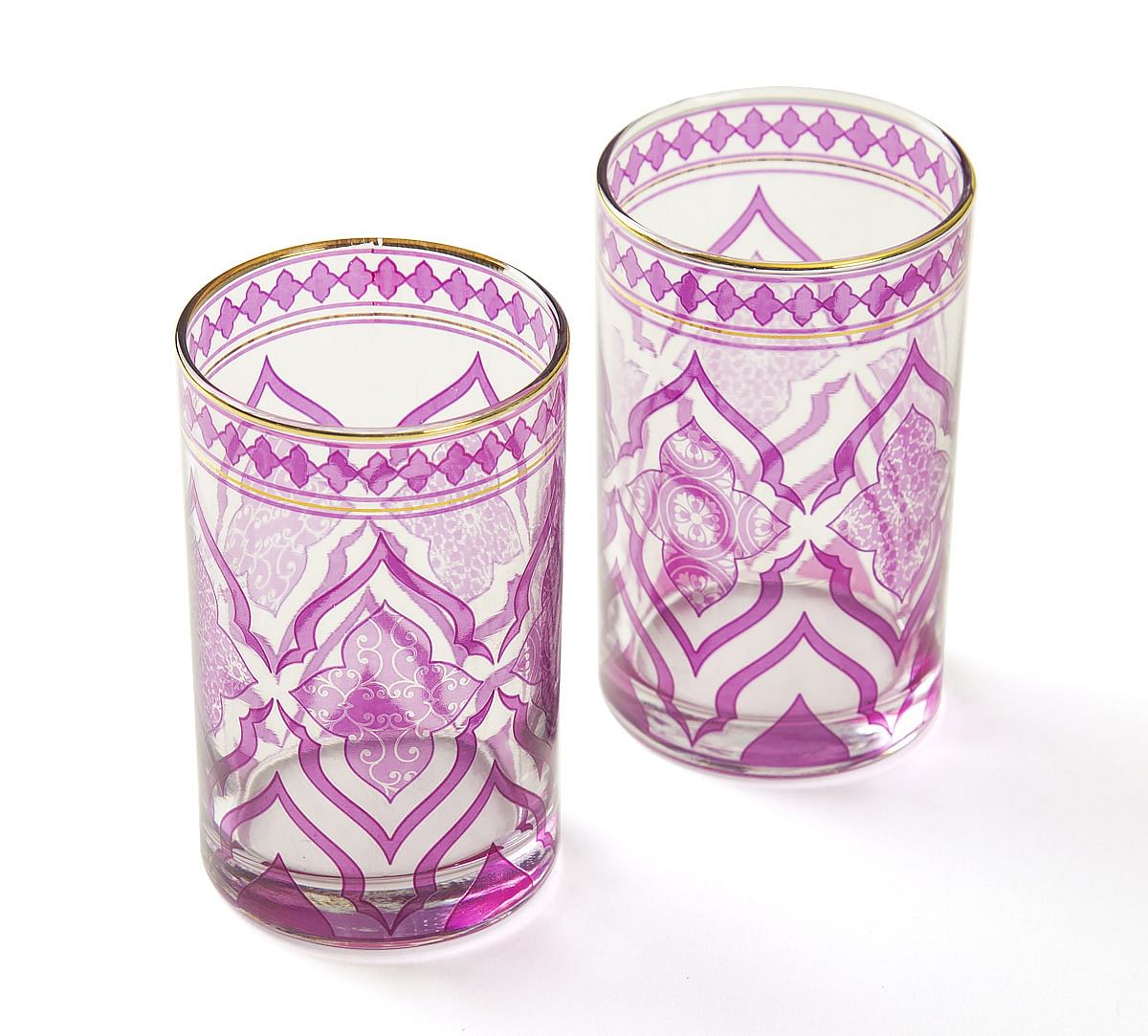 India Circus The Morning Glory Small Glass Tumbler (Set of 2)