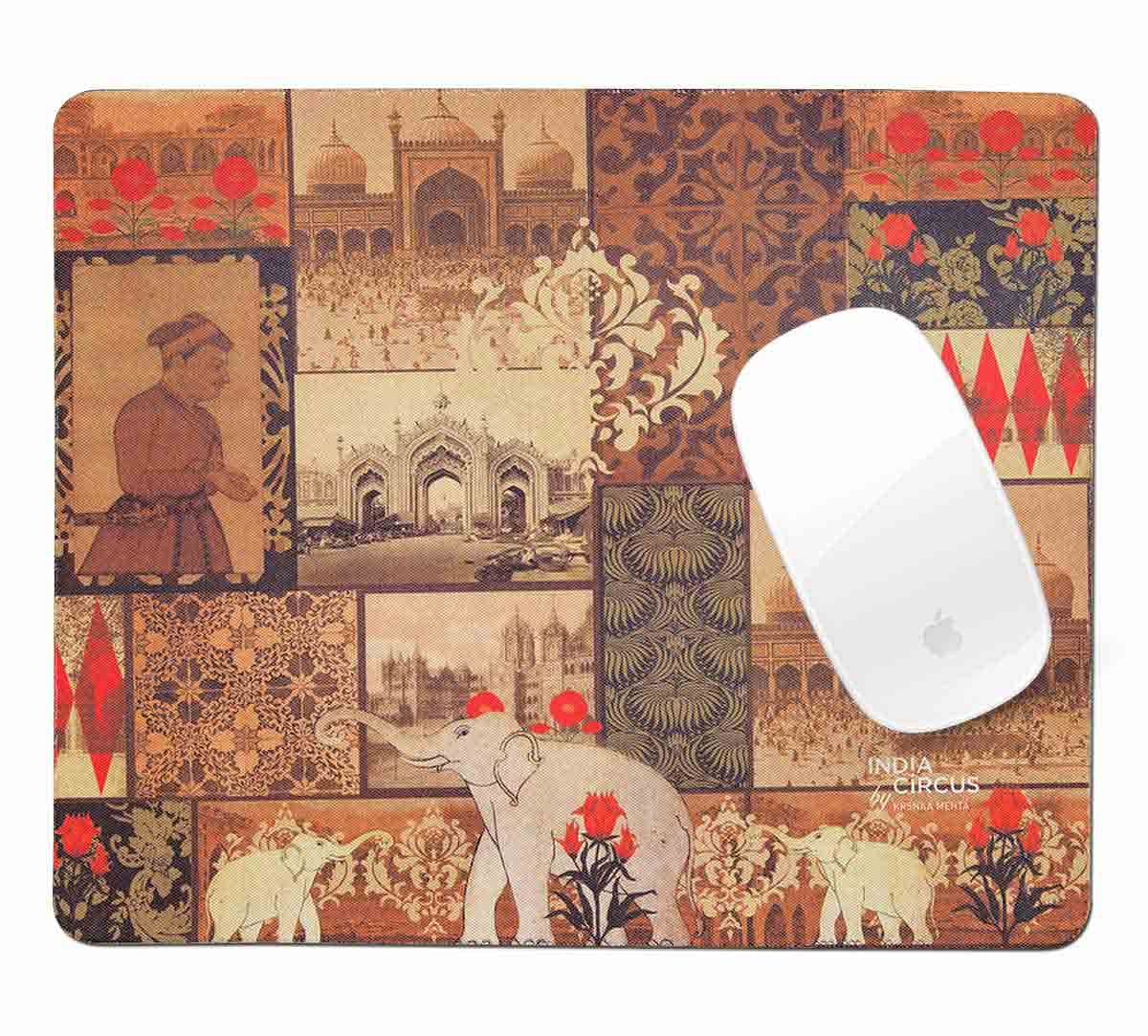 India Circus The Mughal Era Mouse Pad