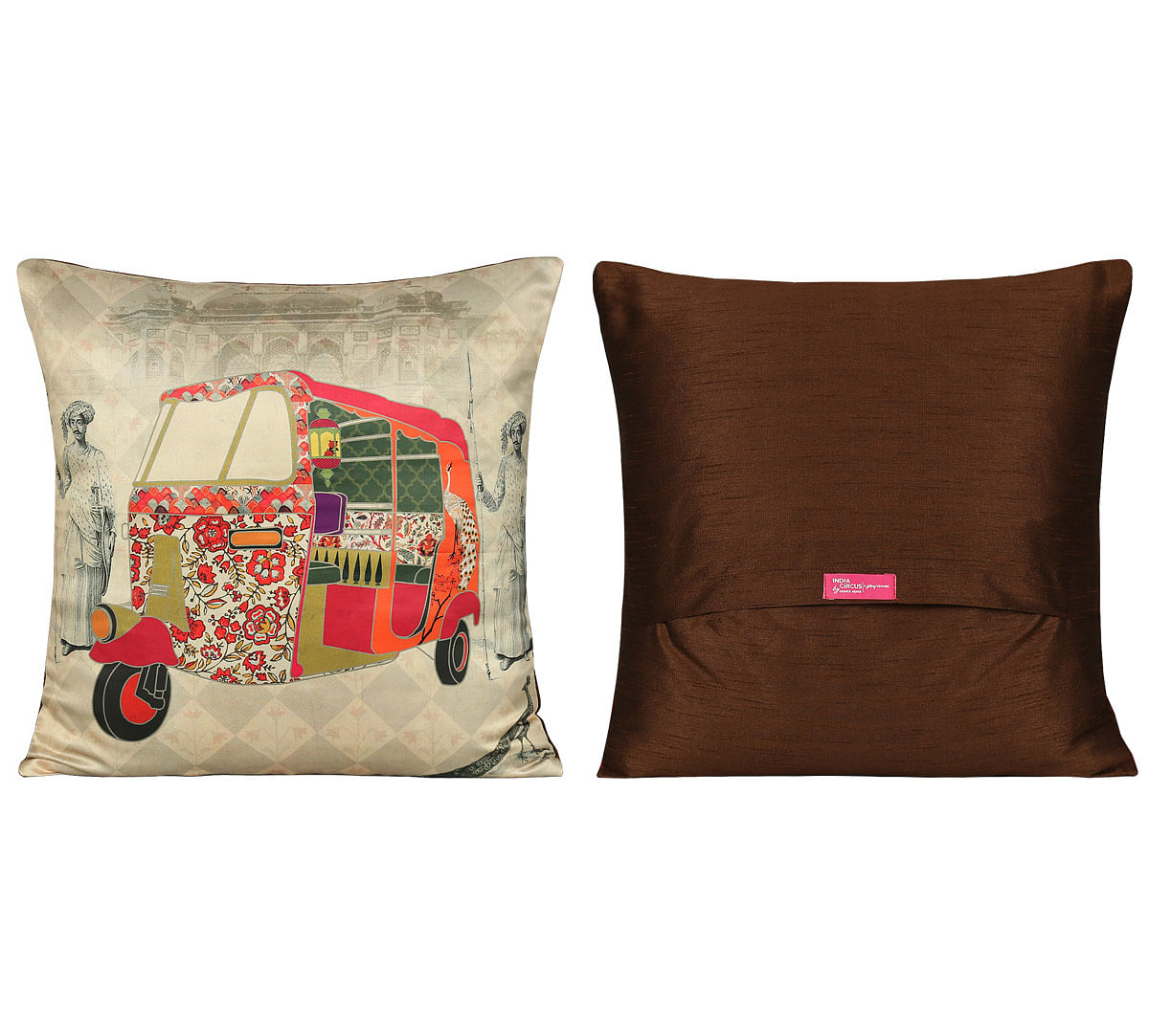 India Circus The Mughal Rickshaw Cushion Cover Set of 5