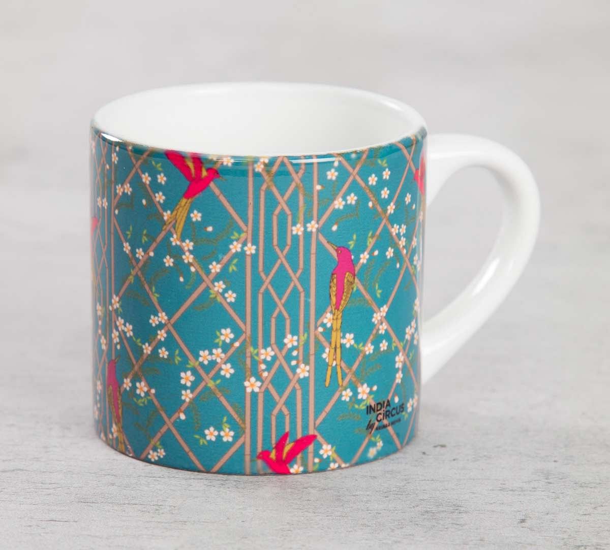 India Circus The Rose finchs Window View Coffee Mug Small