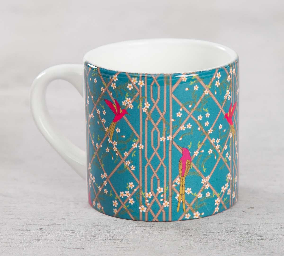 India Circus The Rose finchs Window View Coffee Mug Small