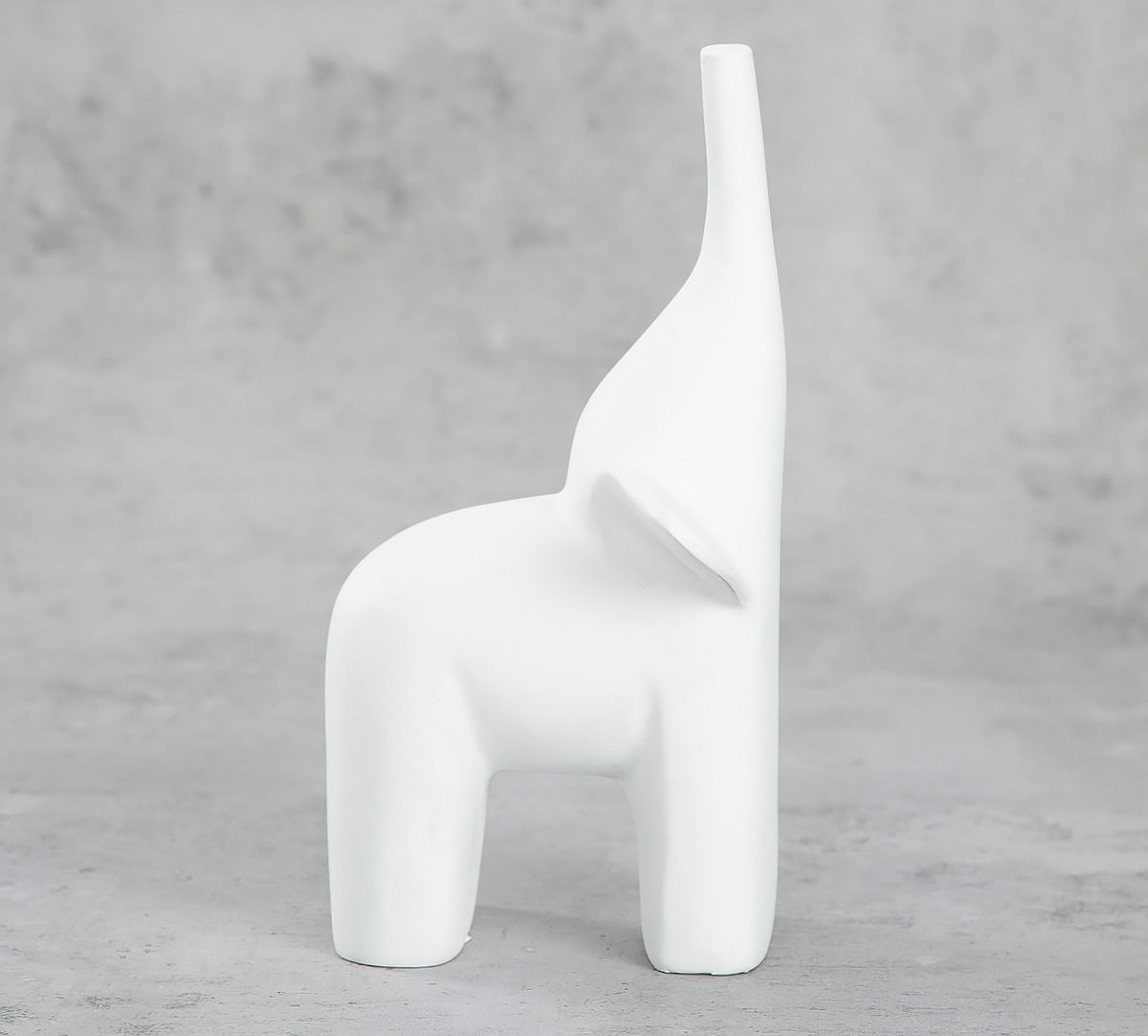 India Circus The White Happy Elephant Figurine