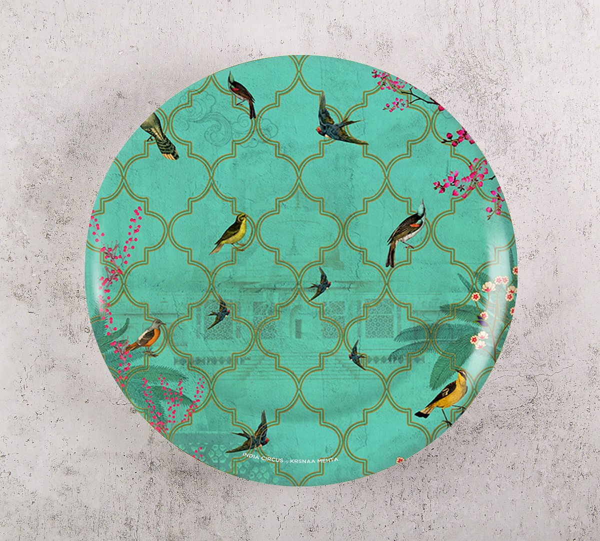 India Circus The World From My Window Decor Plate