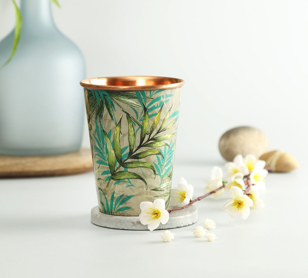 India Circus Tropical Fall Copper Tumbler