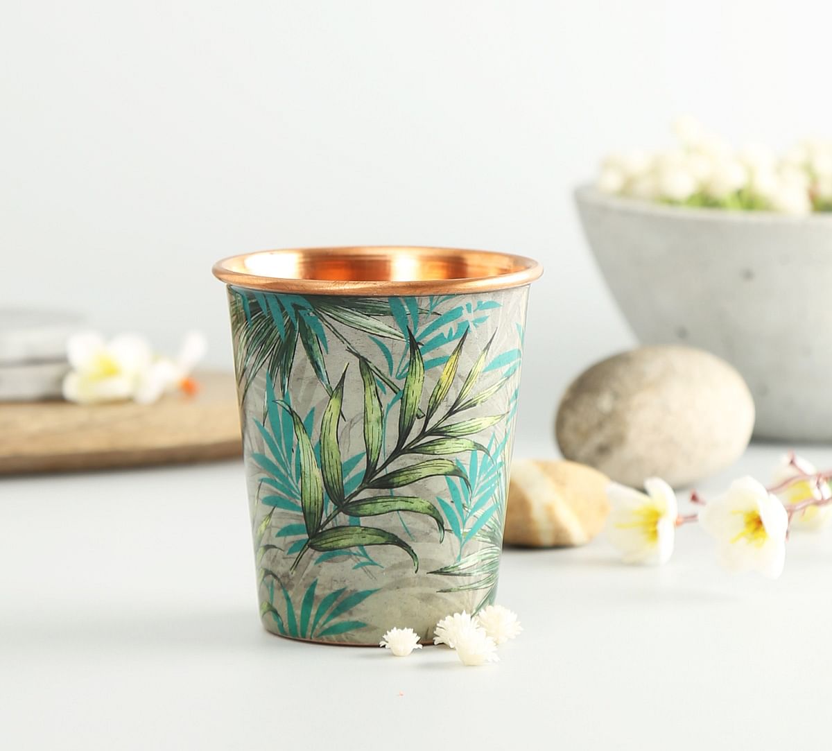 India Circus Tropical Fall Small Copper Tumbler