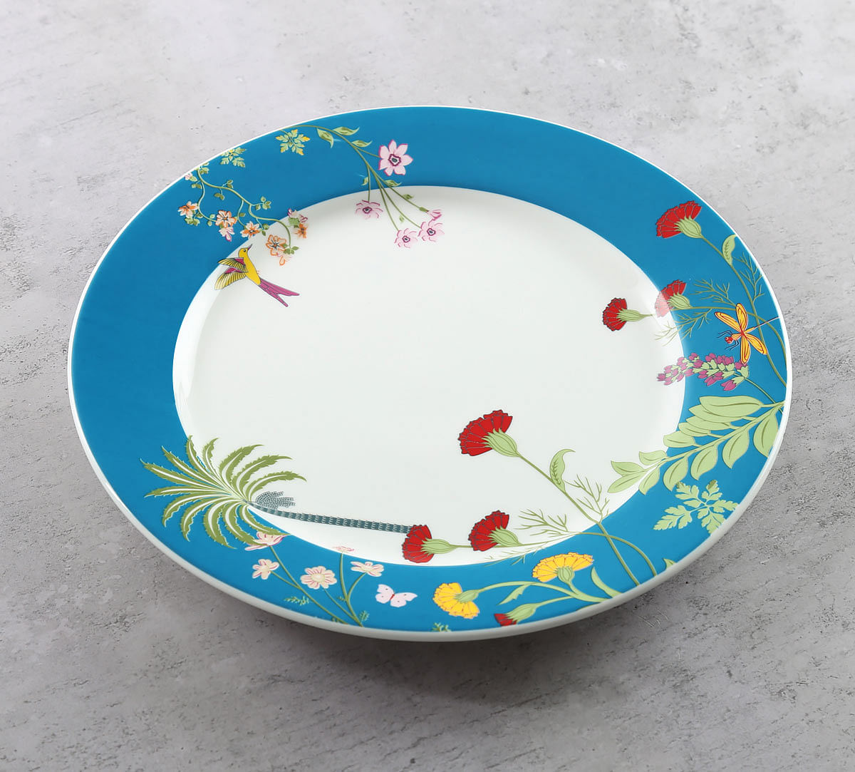 India Circus Tropical Island Living Dinner Plate