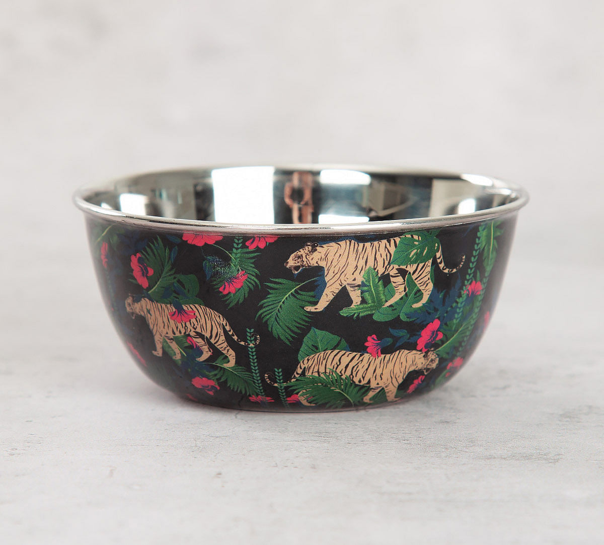 India Circus Tropical Tiger Steel Katori