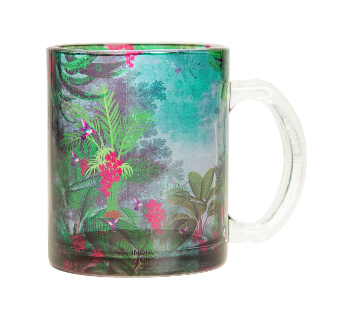 India Circus Tropical View Glass Mug