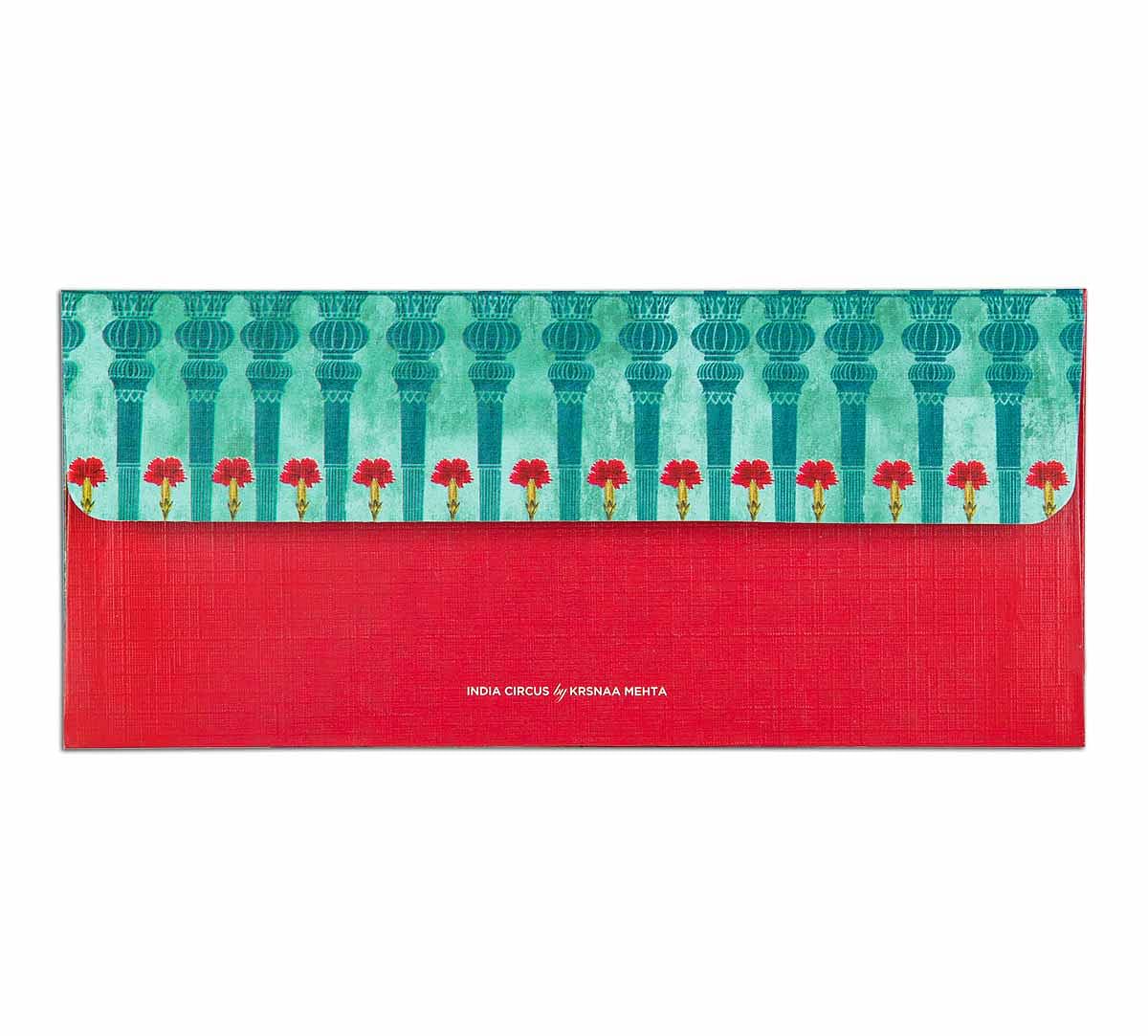 India Circus Tusker Chariot Gift Envelope Set of 6