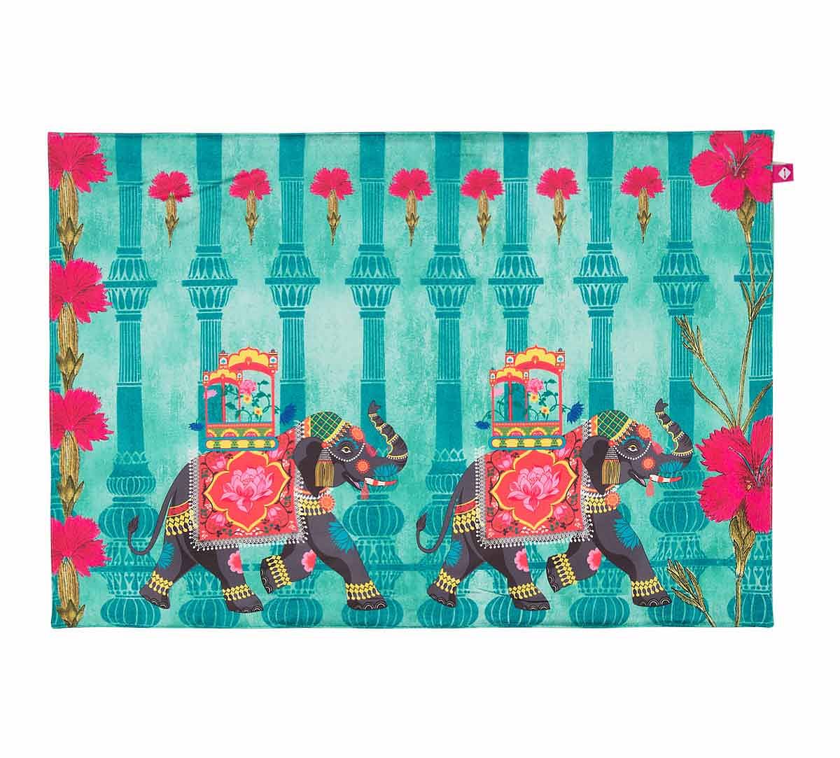 India Circus Tusker Chariot Table Mats Set of 6