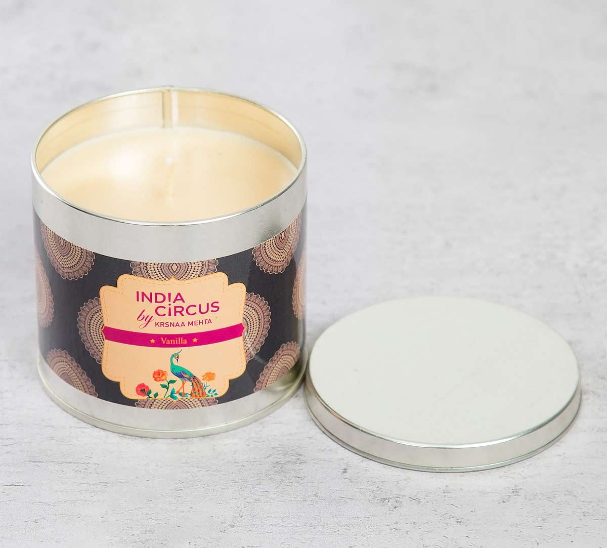 India Circus Vanilla Bean Tin Candle