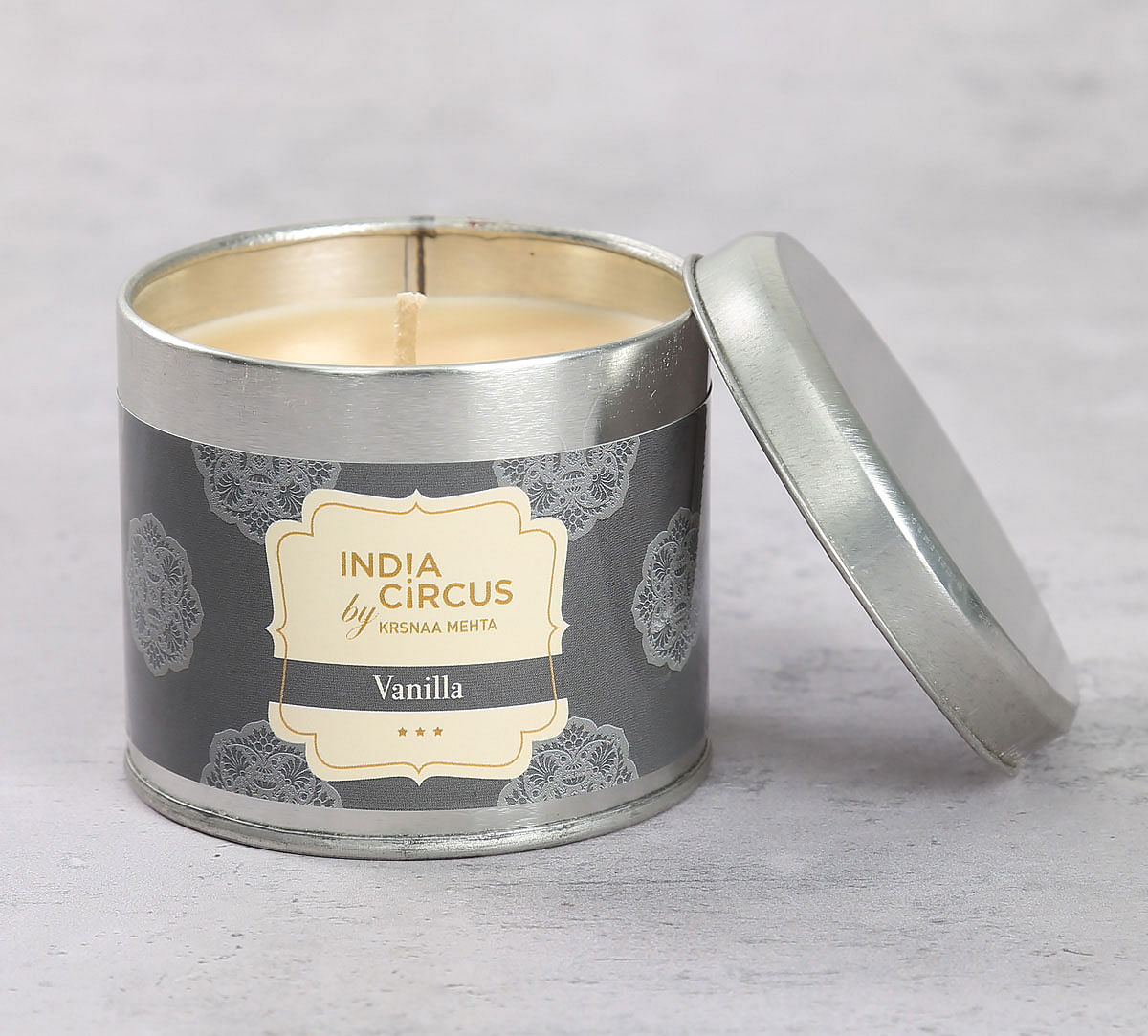 India Circus Vanilla Bean Tin Candle