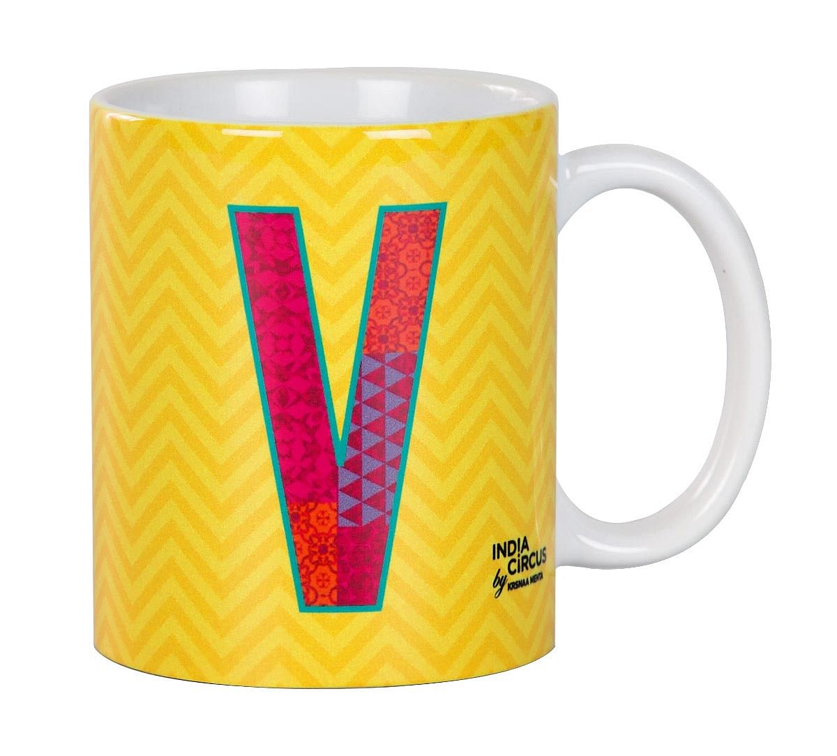 India Circus Victory Alphabet V Mug