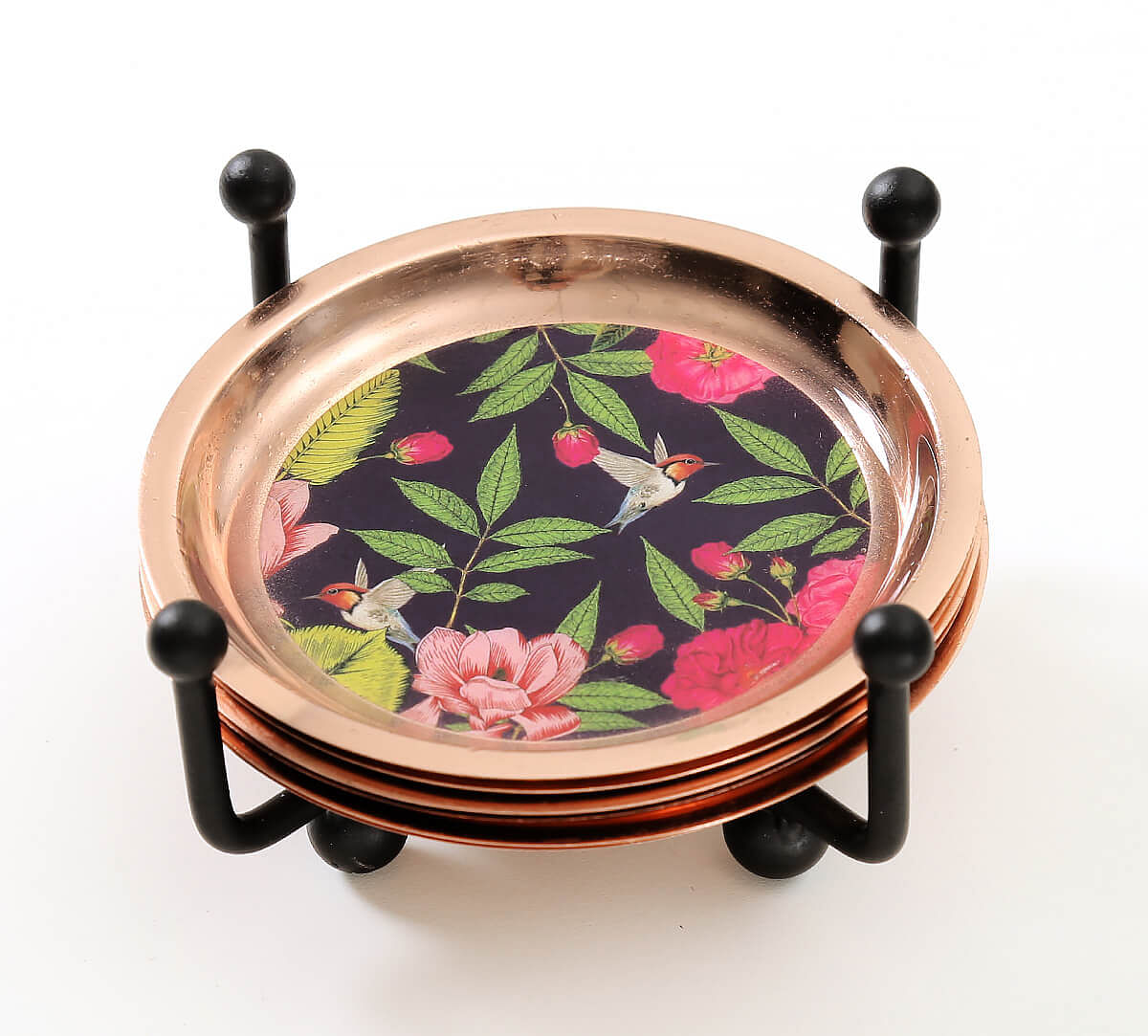 India Circus Warbled Verdure Coaster Set of 6