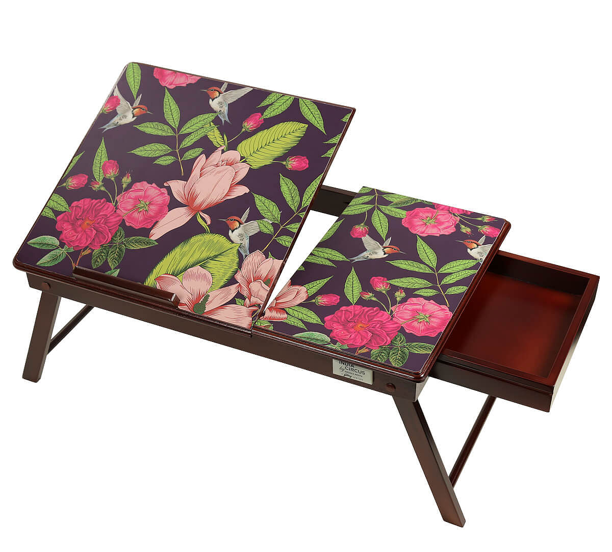 India Circus Warbled Verdure Laptop Table