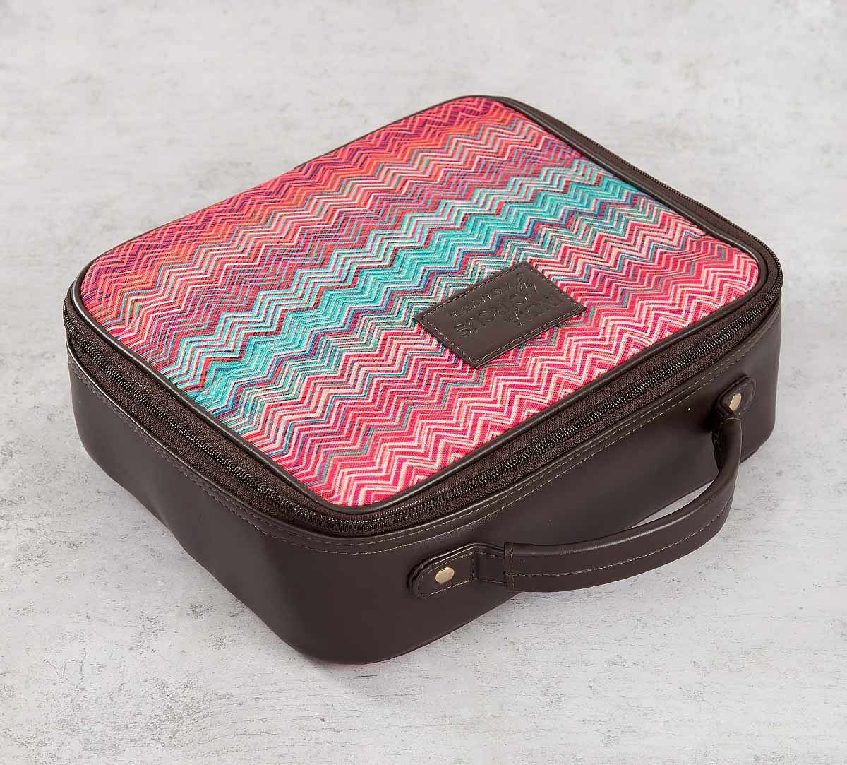 India Circus Waves of Chevron Cosmetic Bag