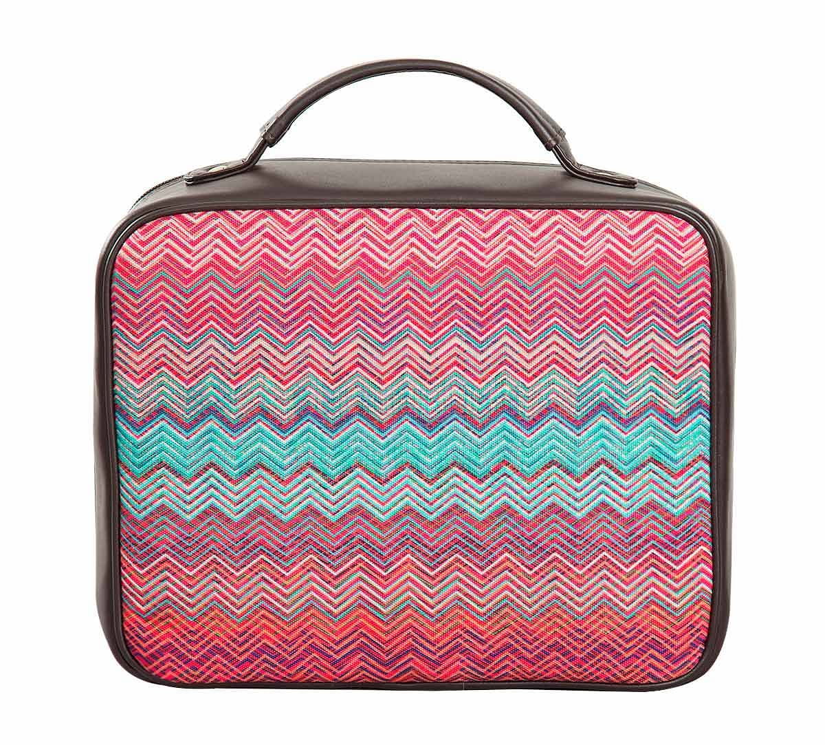 India Circus Waves of Chevron Cosmetic Bag