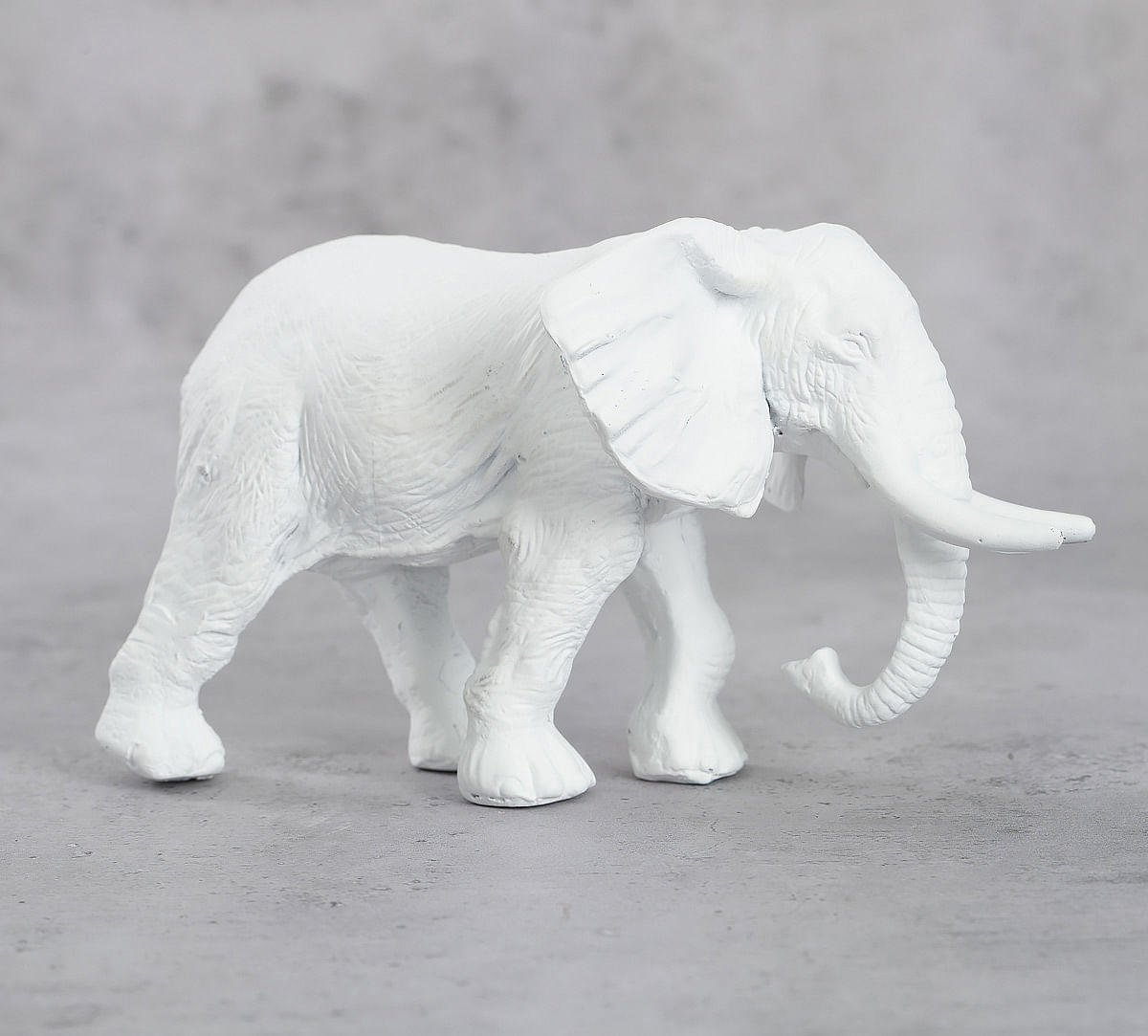 India Circus White Baby Elephant Figurine