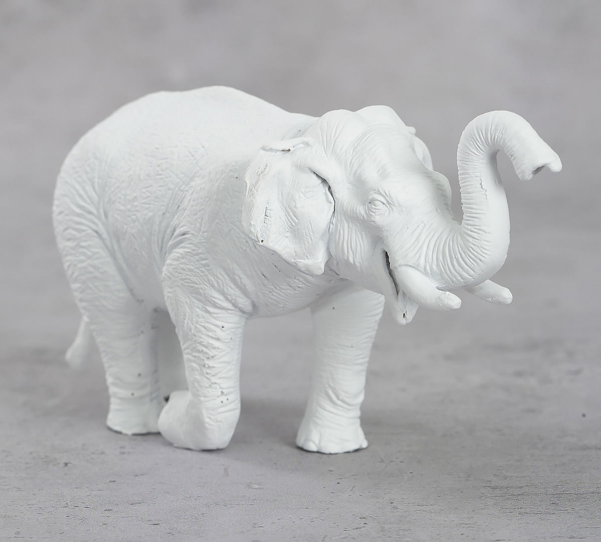 India Circus White Baby Tusker Figurine