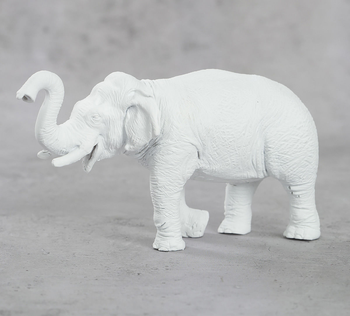 India Circus White Baby Tusker Figurine