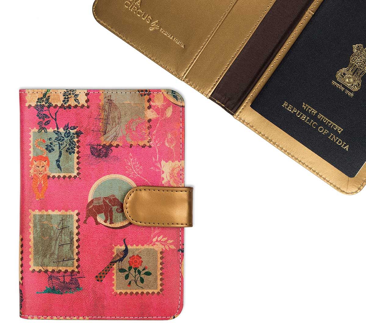 India Circus Wildlife Stamps Passport Cover