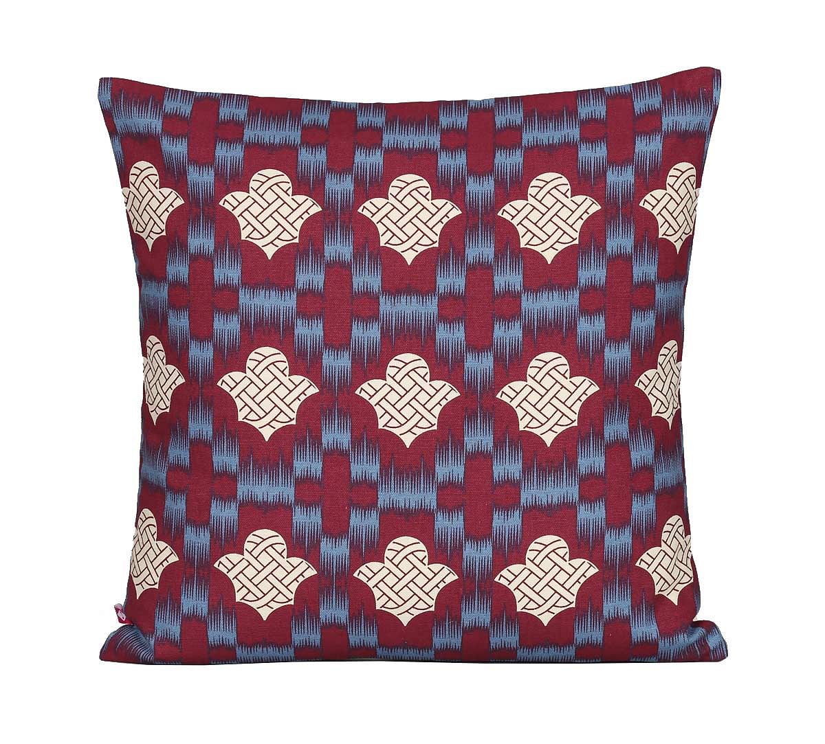 India Circus Wine Organised Ovule Cotton Cushion Cover